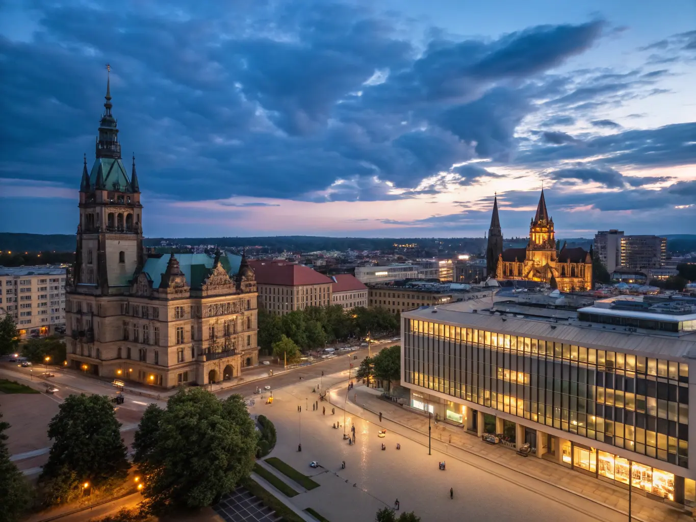 Chemnitz skyline