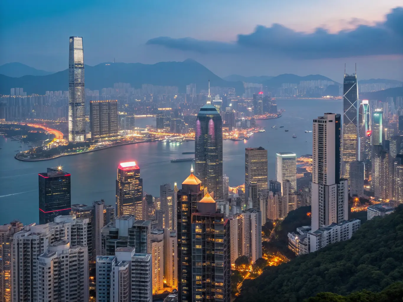 Kowloon skyline