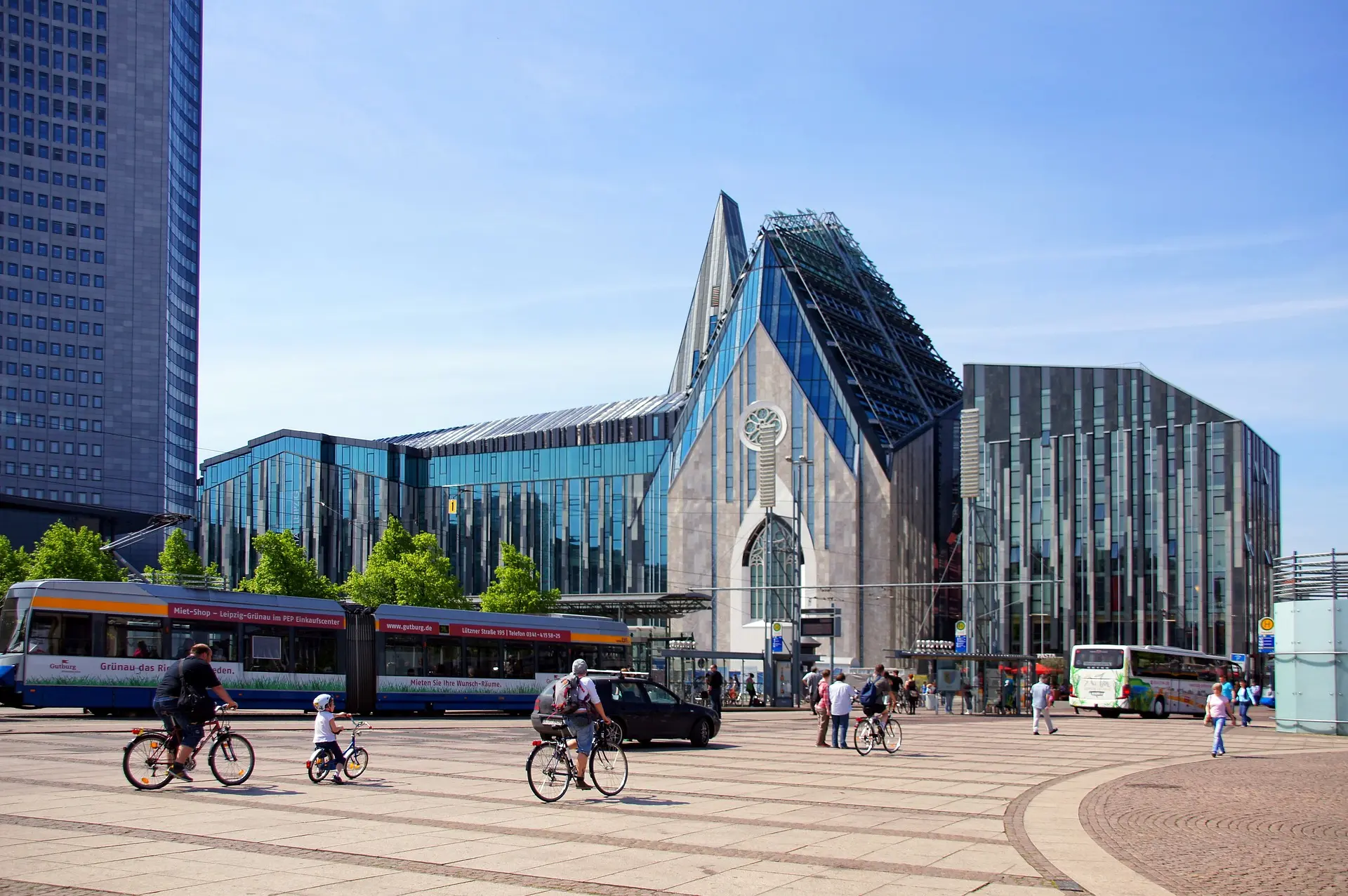 Leipzig skyline