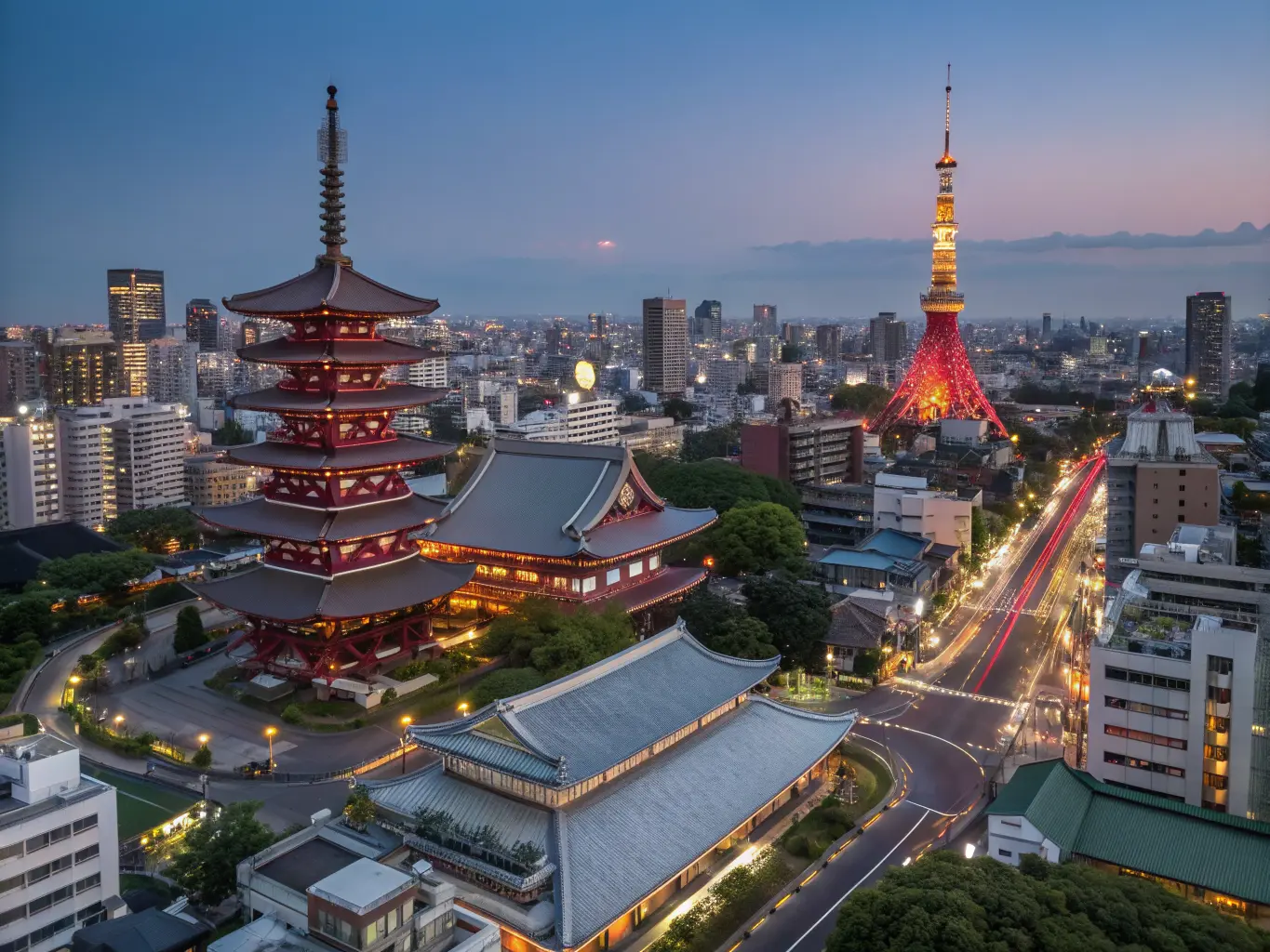 Taito City skyline