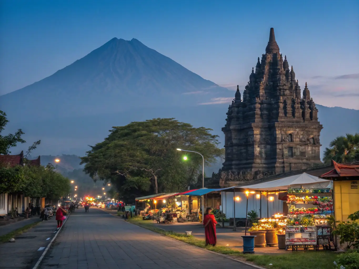 Yogyakarta skyline