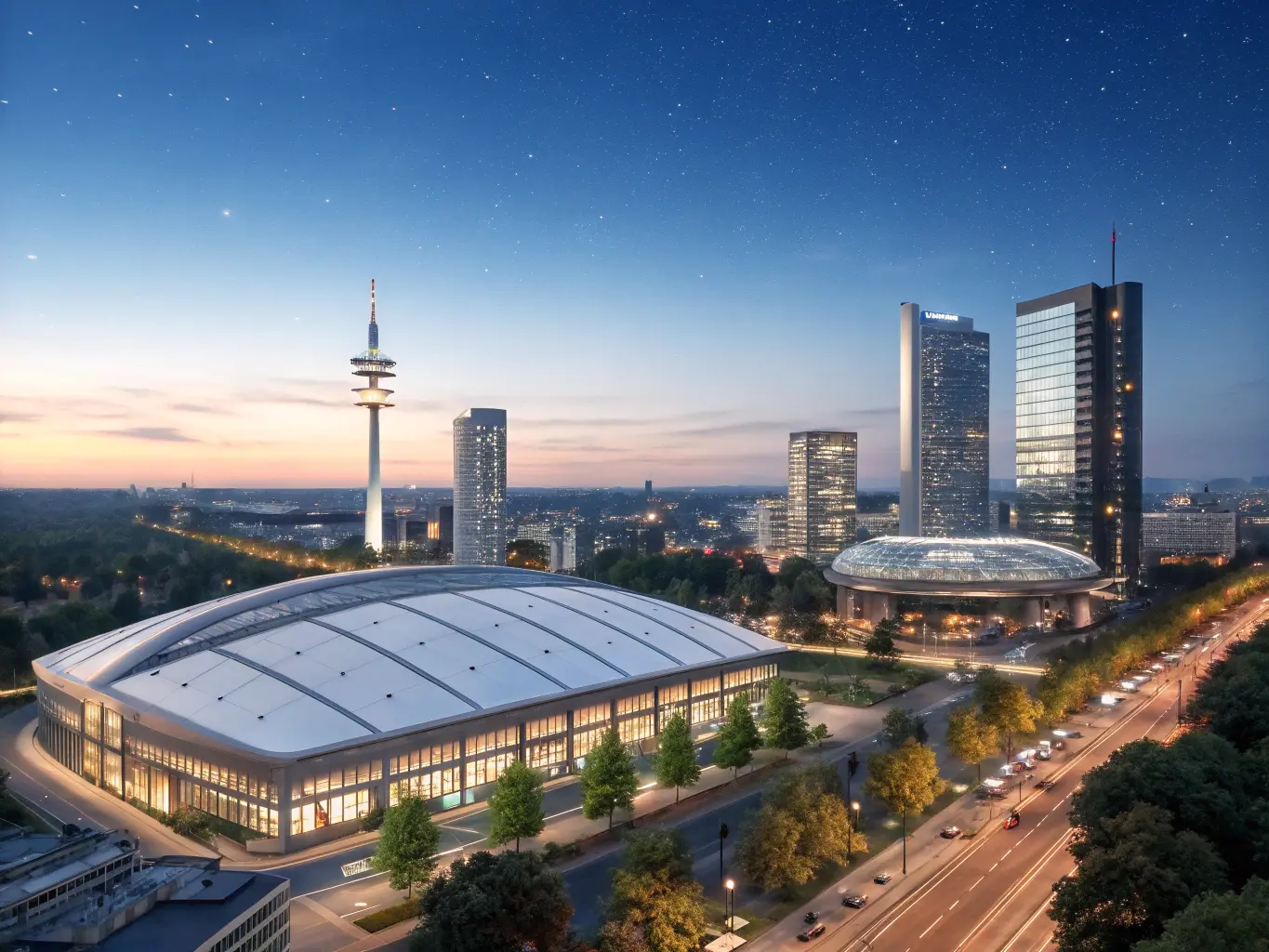 Gelsenkirchen skyline
