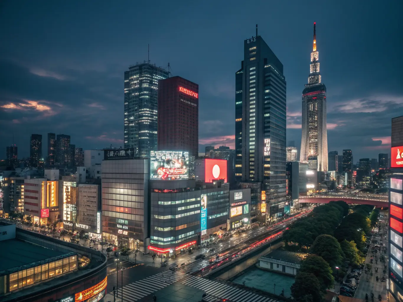 Shinjuku City skyline